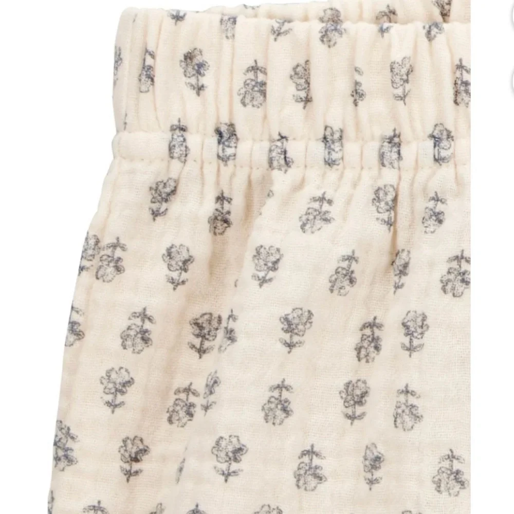 Carter’s Adorable Cream and Grey Floral Print Set 2 Piece